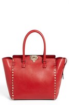 Thumbnail for your product : Valentino 'Rockstud - Vitello' Double Handle Leather Tote