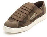 Thumbnail for your product : Pedro Garcia Perry Camo Suede Sneakers