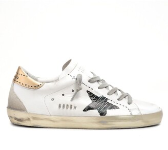 Golden Goose Superstar Sneaker In White Black Gold Ice Shopstyle