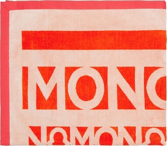スカーフ MONCLER SS23 Printed terry beach towel (3D000010U203 F50) Moncler Printed Terry Beach Towel | italist | REVERSIBLE