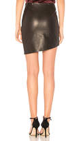Thumbnail for your product : Anine Bing Asymmetric Leather Skirt