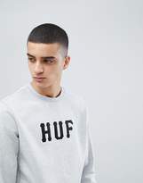 Thumbnail for your product : HUF Field Sweatshirt With Applique Logo In Grey