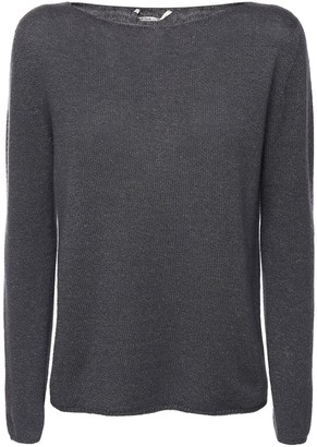 Agnona Cashmere & Linen Jersey Sweater