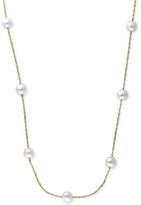 Thumbnail for your product : Effy Cultured Freshwater Pearl (6mm) Necklace in 14k Gold