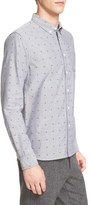 Thumbnail for your product : Saturdays NYC Men's 'Crosby' Dot Print Long Sleeve Shirt