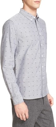 Saturdays NYC Men's 'Crosby' Dot Print Long Sleeve Shirt