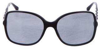 Chanel Chain-Link Square Sunglasses