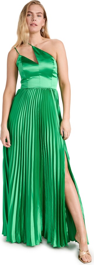 AMUR Khari One Shoulder Gown ShopStyle Evening Dresses
