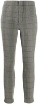 Thumbnail for your product : Chloé Checked Cropped Leggings