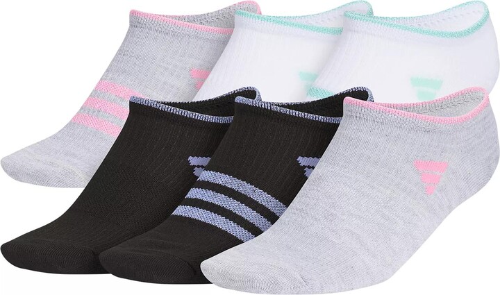 adidas Superlite 3.0 Kids' No Show Socks 6 Pack