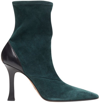 green ankle boots uk