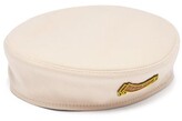 Thumbnail for your product : Ruslan Baginskiy Rb Girl Logo-patch Canvas Beret - Beige