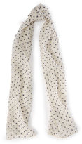 Thumbnail for your product : Ralph Lauren Polka-Dot Silk Georgette Scarf