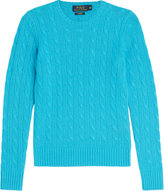 Thumbnail for your product : Polo Ralph Lauren Cashmere Cable Knit Pullover