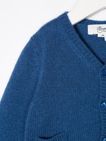Thumbnail for your product : Bonpoint Ribbed Detail Cashmere Cardigan