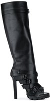 Thumbnail for your product : DSQUARED2 Cross'n'Roll open toe boots