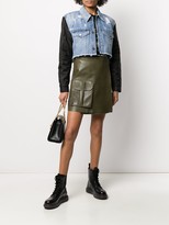 Thumbnail for your product : Givenchy Quilted Sleeve Denim Jacket