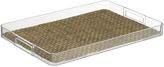 Thumbnail for your product : Kraftware Woven 14x20 Rectangular Lucite Tray