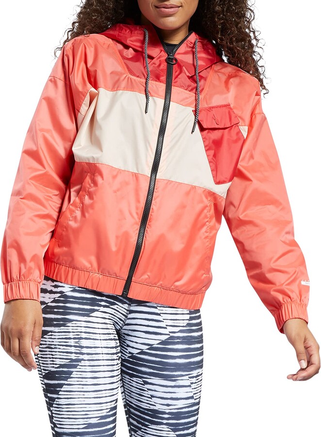 oversized color block jacket