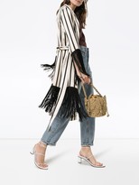 Thumbnail for your product : We Are Leone Fringed Stripe Robe