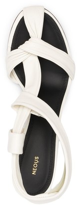 Neous Chunky Heeled Leather Sandals