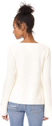 MinkPink Mona Split Sleeve Sweater