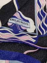Thumbnail for your product : Emilio Pucci Hanami Print Wool and Silk Scarf