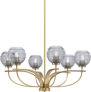 Mercer41 Unia 6 - Light Dimmable Classic / Traditional Chandelier