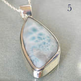 Thumbnail for your product : Gilbert and Skeggs Larimar Pendant Set In Sterling Silver