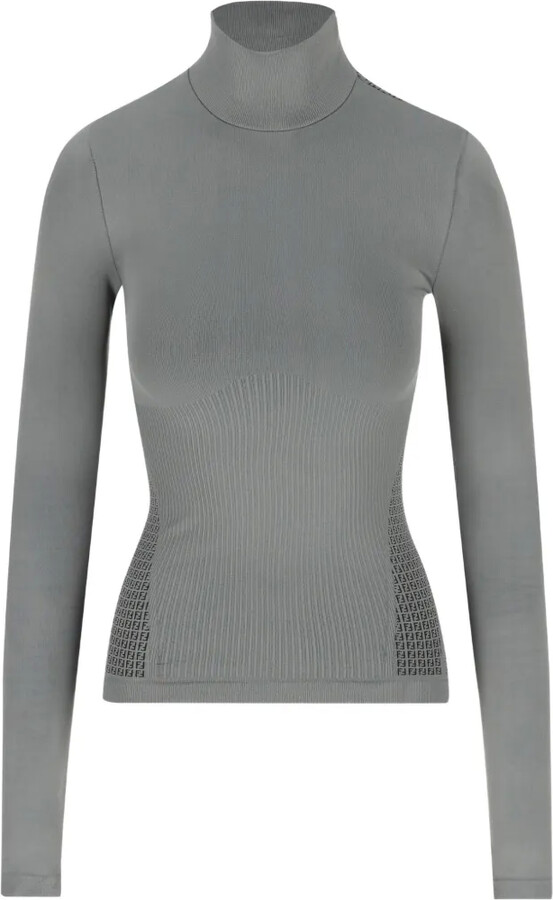 Fendi Monogram Turtleneck Top