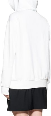 Dolce & Gabbana White Jewel Embroidery Hooded Sweatshirt