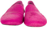 Thumbnail for your product : Brian Atwood Snakeskin Ponyhair Flats