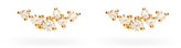 Thumbnail for your product : Mizuki Diamond & 14kt Gold Cluster Stud Earrings - Gold