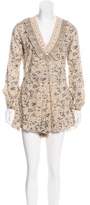 Thumbnail for your product : Cleobella Printed Long Sleeve Romper w/ Tags