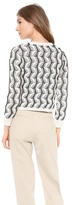 Thumbnail for your product : Alice + Olivia Georgia Textured Crop Cardigan
