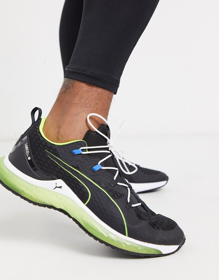puma lqdcell black ultra yellow