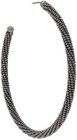 Thumbnail for your product : Brunello Cucinelli Crystal-Embellished Large Hoops