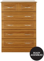 Thumbnail for your product : Consort Furniture Limited Dorchester Ready Assembled 4 + 2 Chest Of Drawers