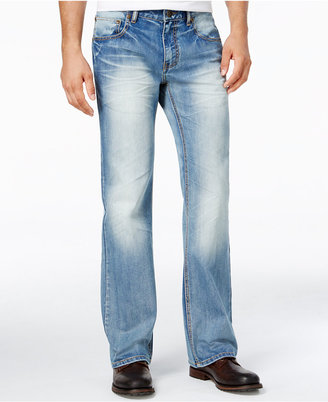INC International Concepts Men's Franko Boot-Cut Light Blue Wash Jeans, Only at Macy's
