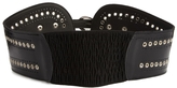 Thumbnail for your product : Black & Brown Black and Brown Valerie Leather Waist Belt With Eyelets