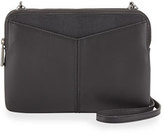 Thumbnail for your product : BCBGMAXAZRIA Snake-Embossed Napa Leather Double Crossbody Bag, Black