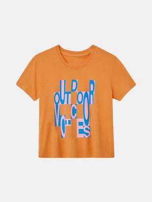 Outdoor Voices Womens Cropped Tee