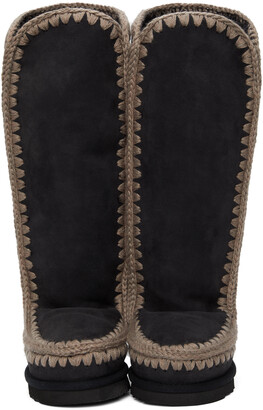 Mou SSENSE Exclusive Black 40 Tall Boots