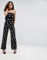 Thumbnail for your product : Oh My Love Tall Bandeau Jumpsuit With Frill Overlay