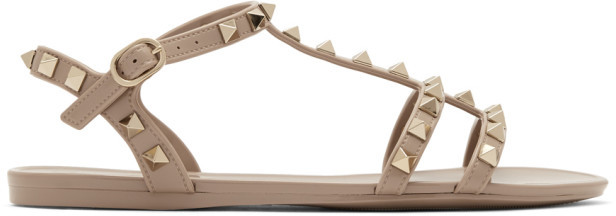 valentino jelly sandals pink