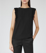 Thumbnail for your product : Reiss True FRILL DETAIL TOP