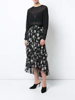 Thumbnail for your product : Ulla Johnson midi floral printed skirt