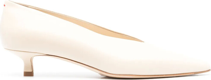 AEYDĒ Clara kitten-heel pumps