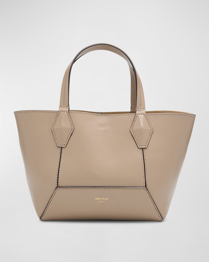 Jimmy Choo Small Diamond Leather Tote Bag