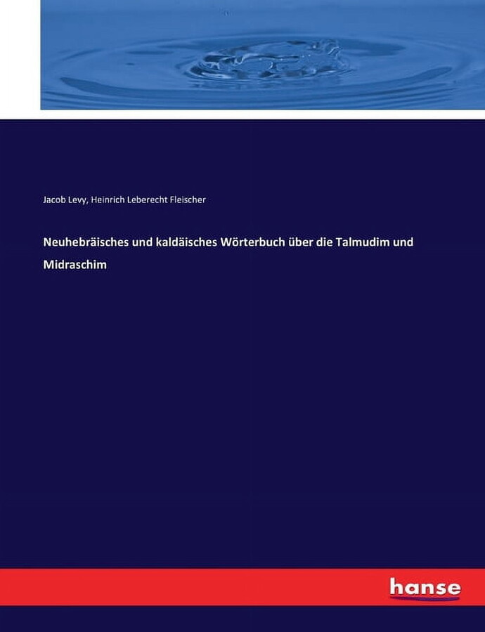 NeuhebrÃ¤isches und kaldÃ¤isches WÃ¶rterbuch Ã¼ber die Talmudim und Midraschim, (Paperback)